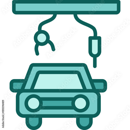 Automotive Plant solid icon