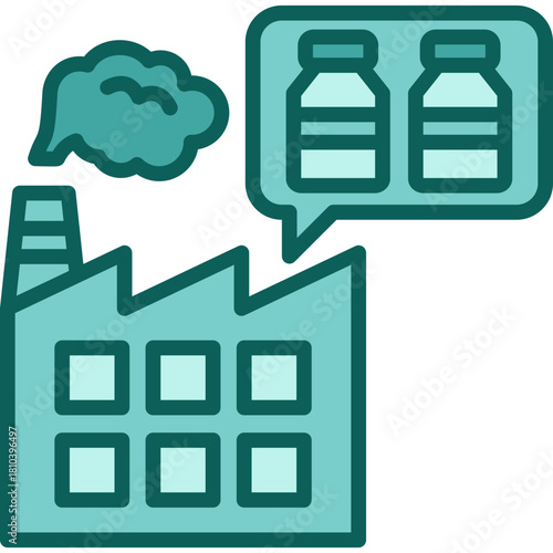 Food Factory solid icon