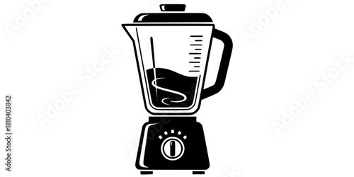 Blender Simple Flat Vector Icon Health Smoothies