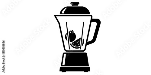 Blender Simple Flat Vector Icon Health Smoothies