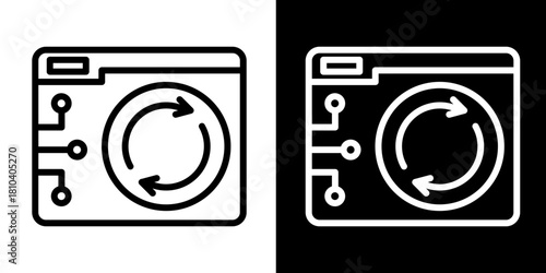 System Sync  Icon Set White Mix Style Collection
