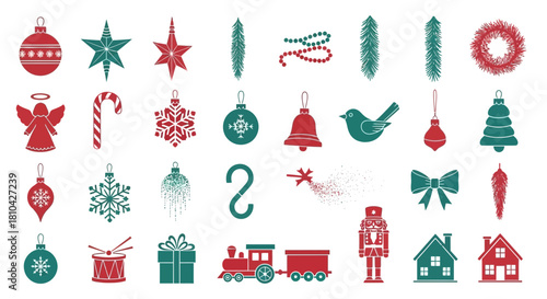 Joyful Christmas Tree Ornament Silhouettes for Creative Seasonal Crafts.svg