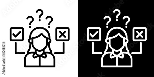 Decision Under Pressure  Icon Set Multiple Style Collection