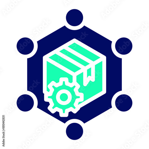 Supply Chain Management Icon