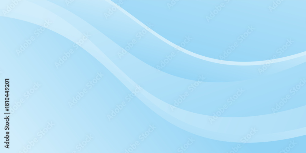Obraz premium Abstract white wavy glowing lines on a blue background. Futuristic digital high-technology pattern abstrac