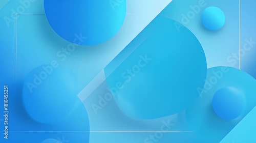 Abstract Blue Shapes and Curves Background Design for Modern Digital Art and Creative Projects