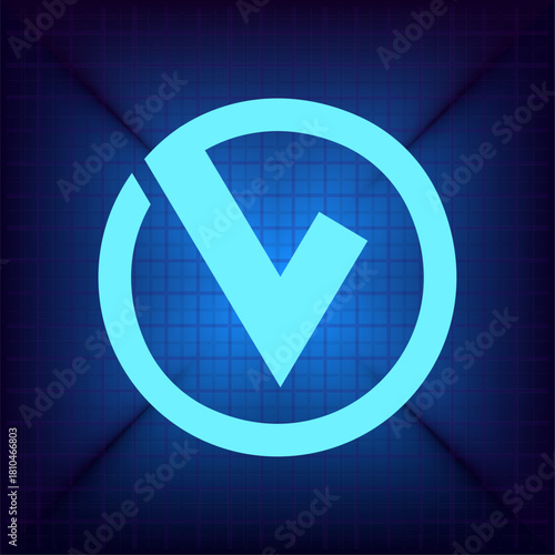 Vector illustration on a blue background