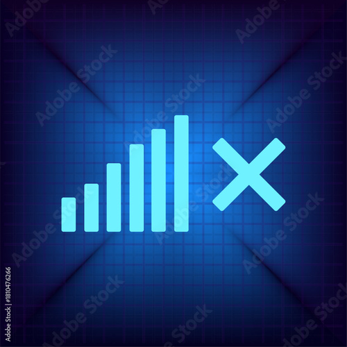 Vector illustration on a blue background