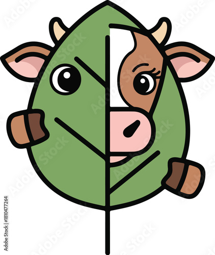 funny cow cartoon