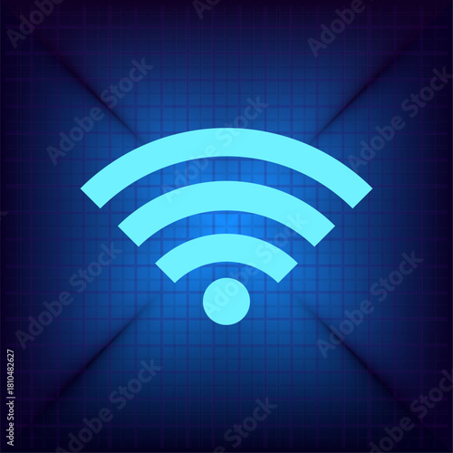 Vector illustration on a blue background