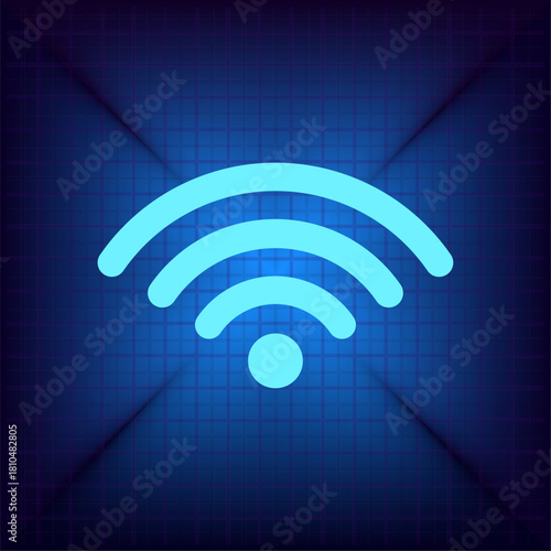 Vector illustration on a blue background