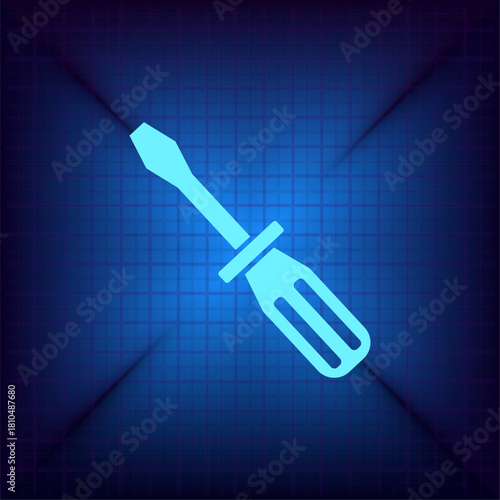 Vector illustration on a blue background