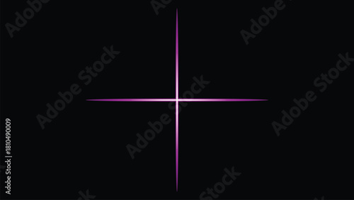 Purple Cross Shape Light Effect illustration untitled