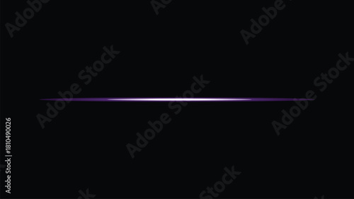 Purple Faintly Glowing Horizontal Line illustration