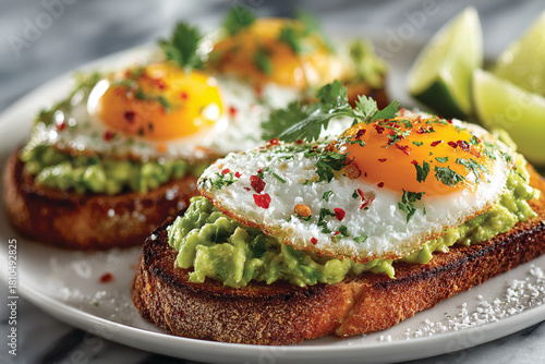 Wallpaper Mural Healthy Breakfast with Whole-Grain Rye Bread, Cheese, Lean Meats, Egg, and Fresh Vegetables Torontodigital.ca