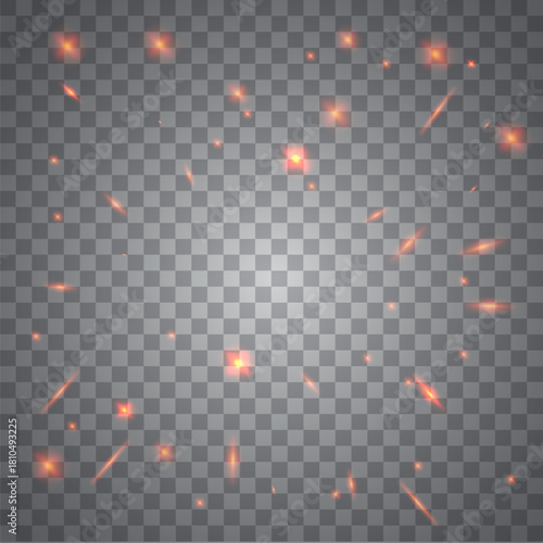 fire particle for light effect