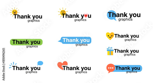 Thank You Graphics Collection Diverse Messages of Gratitude and Appreciation