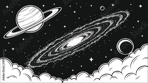  Galaxy Arc in Deep Space