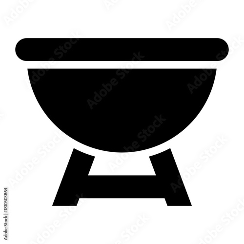 bbq glyph icon