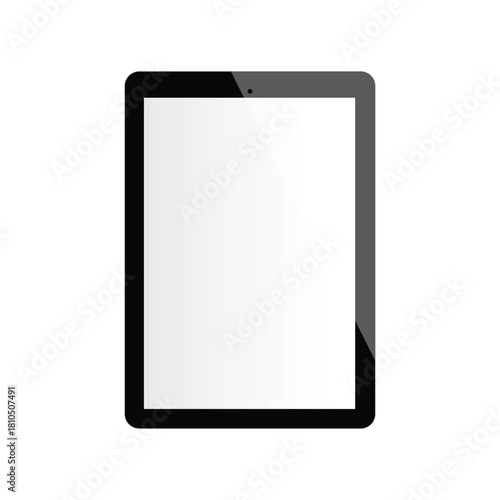 Digital Tablet Realistic Vector Illustration