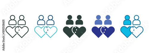 Loyalty Icon Set Multiple Style Of