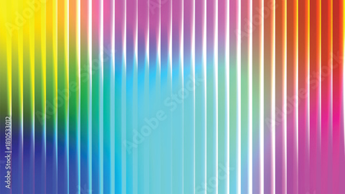 Vibrant Vertical Rainbow Gradient Lines Background