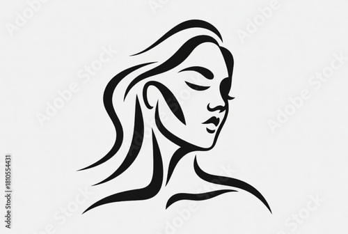 woman with long hair