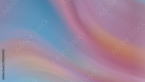 Soft Pastel Swirls of Pink Blue and Orange Gradient Abstract Background image photo