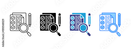 Evaluating icon set multiple style collection