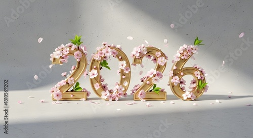 Happy New Year 2026 Celebration Greeting Card Festive Holiday Background with Sparkling Party Design