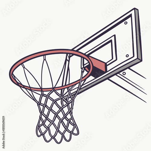 basketball hoop and net