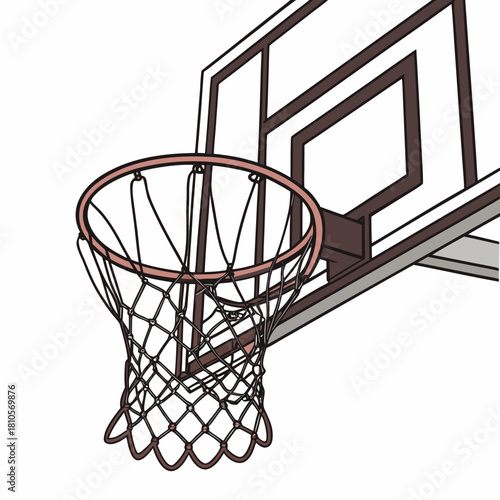 basketball hoop and net
