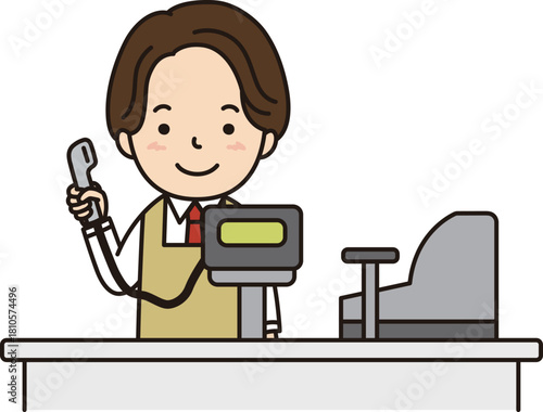 スーパーのレジ