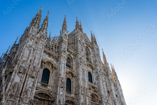 The Milan Cathedral (Duomo di Milano) in Italy 