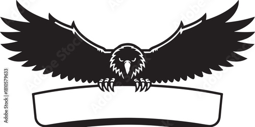 Red tailed hawk silhouette clipart hawk eagle vector illustration 