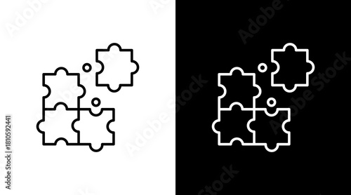 Complexity White Icon Set Design
