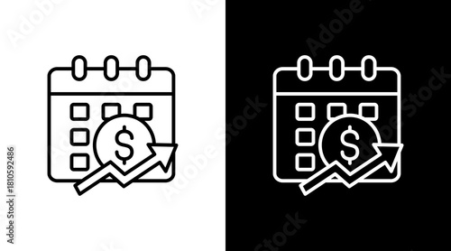 Increase White Icon Set Design