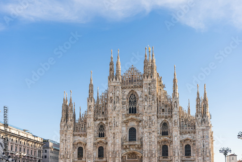 The Milan Cathedral (Duomo di Milano) in Italy  
