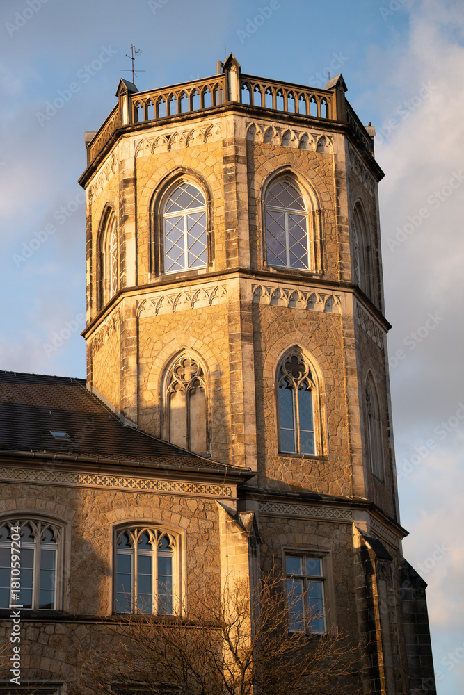 Fototapeta premium Cathedral and Bridge Over Neisse River