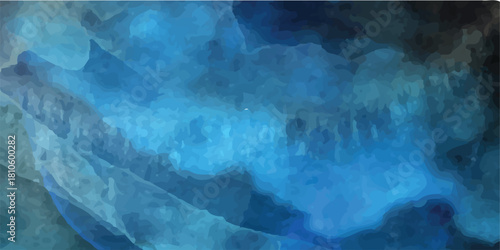 Blue abstract background texture with dark motion of stormy sky and clouds