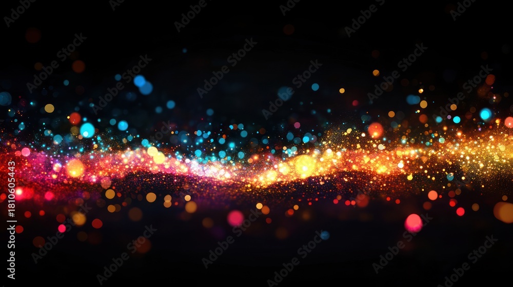 Fototapeta premium Abstract colorful flowing pattern background