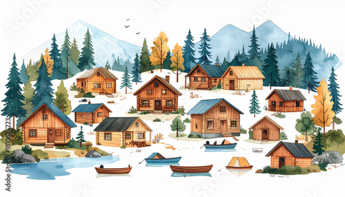 Bold Pastel Crayon Doodles of Picnic Items for Summer Flyer