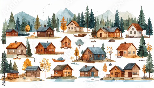 Bold Pastel Crayon Doodles of Picnic Items for Summer Flyer