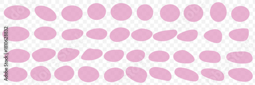 Blob shapes black collection vector design elements isolated. Random blob circles icon set. Isolated on a white background.