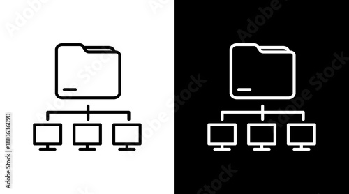 Ftp White Icon Set Design
