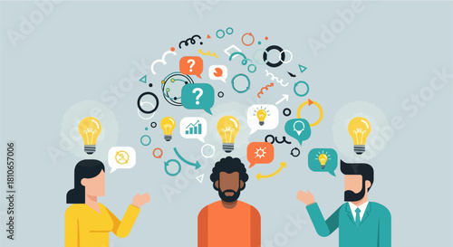 Brainstorming Session - Collaborative Idea Generation and Problem Solving.