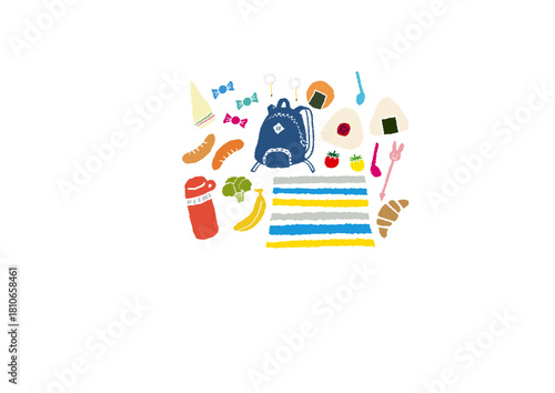 遠足のお弁当とおやつ