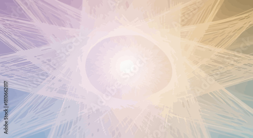 abstract luminous energy burst with radiant lines and glowing core