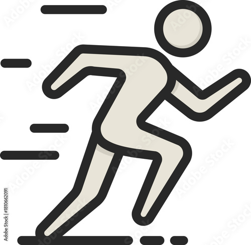 Sprint Filled Line Icon