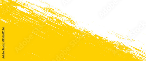 Vector abstract grunge gold with brush splashes background